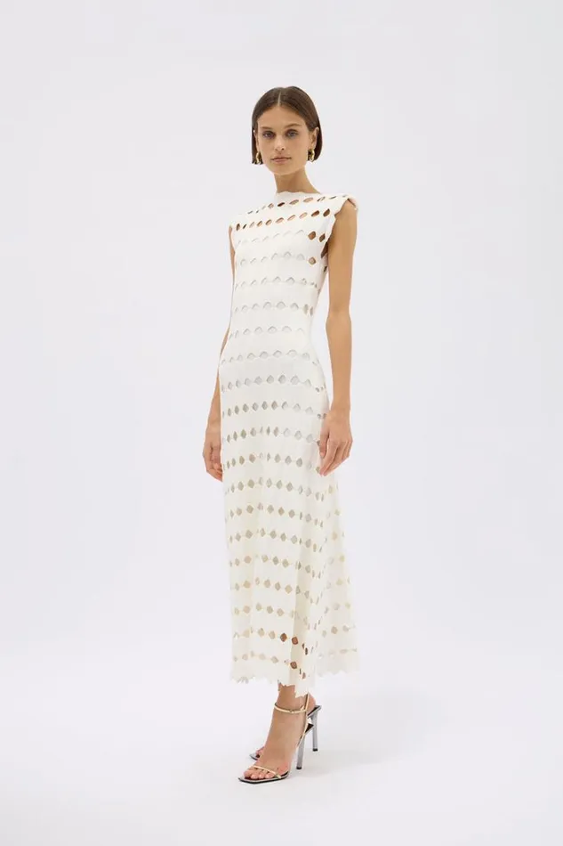 Women White Dresses Rachel Gilbert QUINLAN DRESS Women White Dresses Rachel Gilbert QUINLAN DRESS