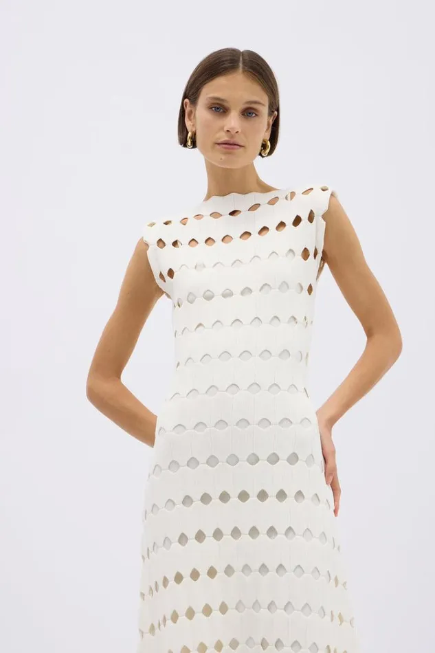 Women White Dresses Rachel Gilbert QUINLAN DRESS Women White Dresses Rachel Gilbert QUINLAN DRESS