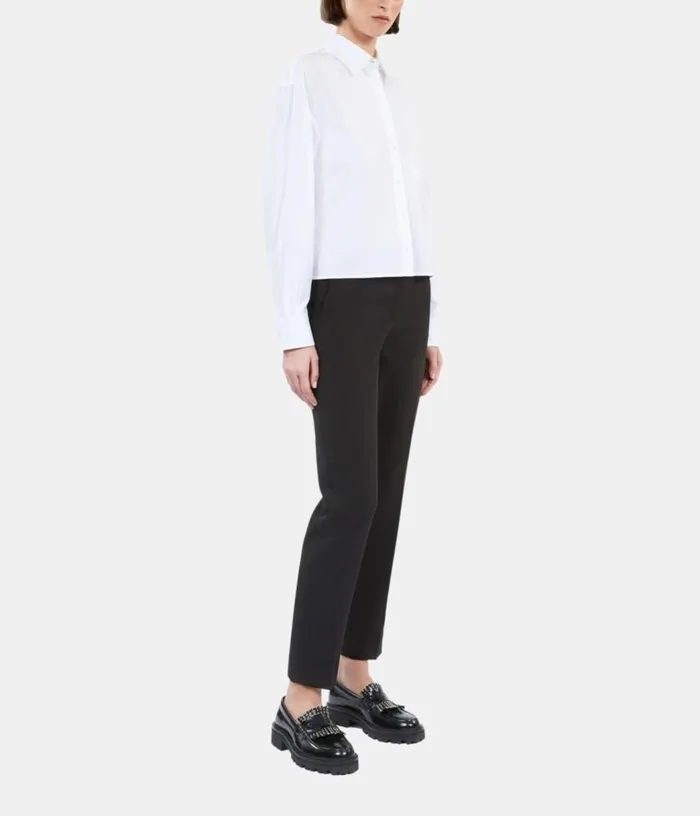 Women White Shirt With Skull Heart Embroidery THE KOOPLES Blouses and Shirts