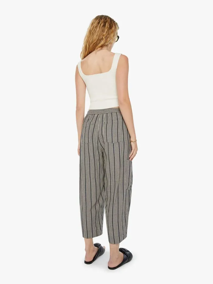 Women Wide Leg Mother Denim The Quickie Pocket White
