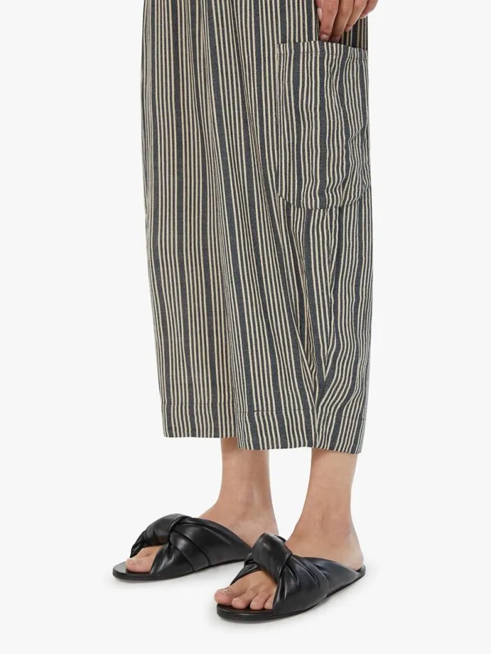 Women Wide Leg Mother Denim The Quickie Pocket White