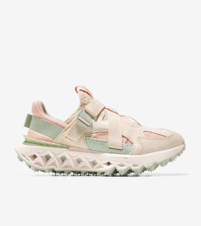 Women Women039s 5ZERGRAND Monk Strap Running Shoe Pink Cole Haan Running