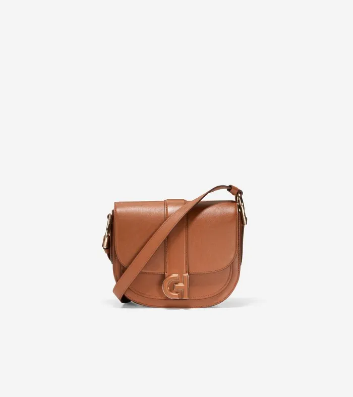 Women Women039s Essential Mini Saddle Bag Brown Cole Haan Bags and Backpacks