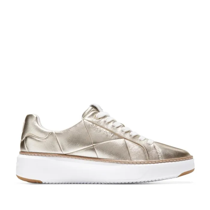 Women Women039s GrandPr Topspin Puffer Sneaker Silver Cole Haan Tennis