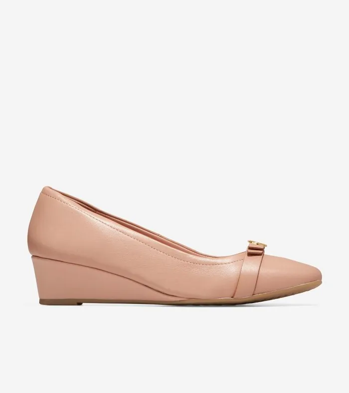 Women Women039s Malta Wedge Beige Cole Haan Pumps and Wedges