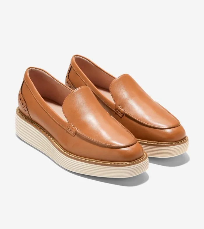 Women Women039s riginalGrand Platform Venetian Loafer Brown Cole Haan Loafers and Drivers