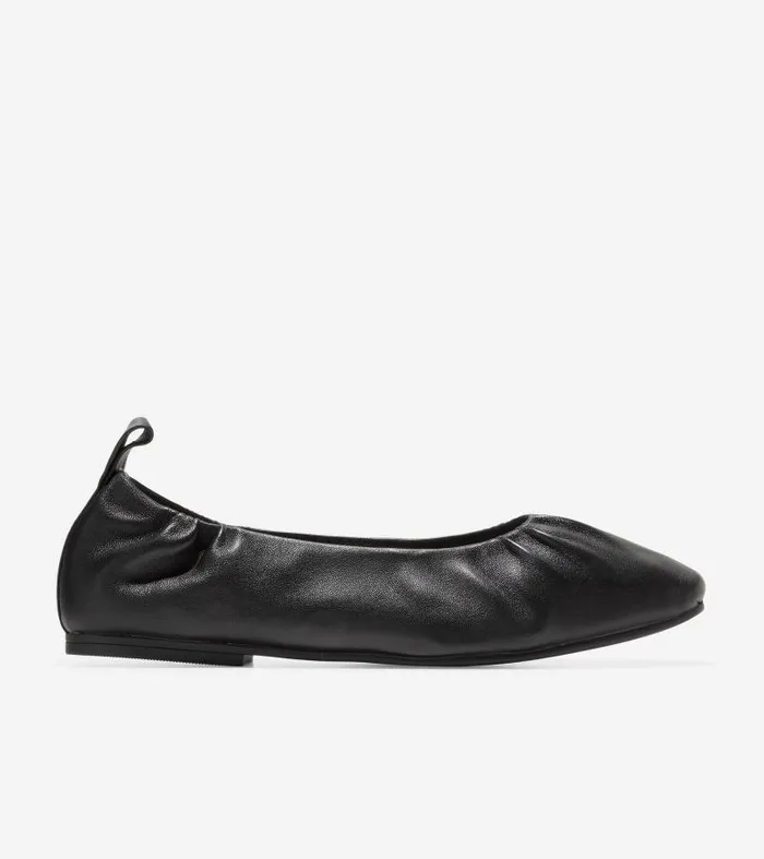 Women Women039s Wayfarer Ballet Black Cole Haan Flats and SlipOns