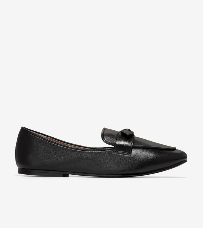 Women Women039s York Bow Loafer Black Cole Haan Loafers and Drivers