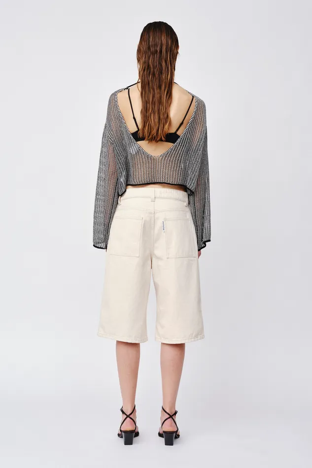 Women Wonhundred Irina 8211 Off White Skirts and Shorts