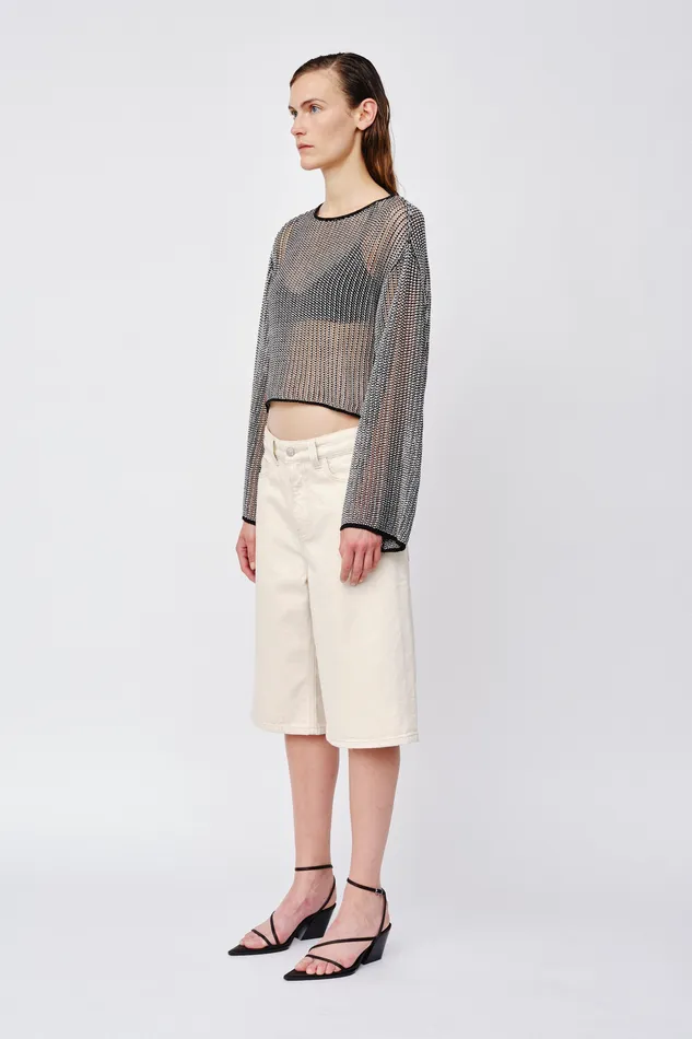 Women Wonhundred Irina 8211 Off White Skirts and Shorts