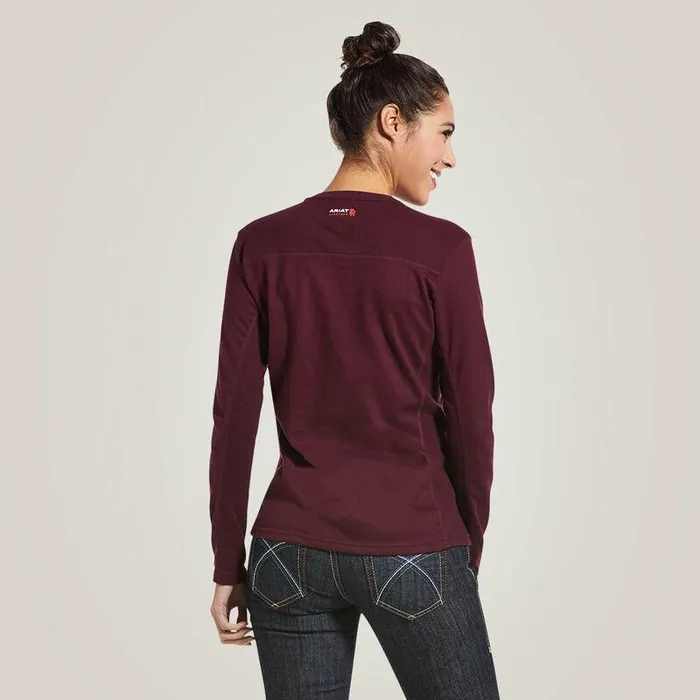 Women Workwear Ariat FR AC Top Malbec