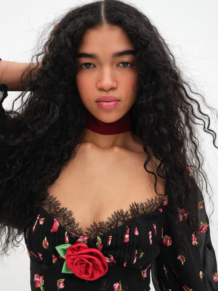 Women Wren Mini Dress Black For Love and Lemons Dresses