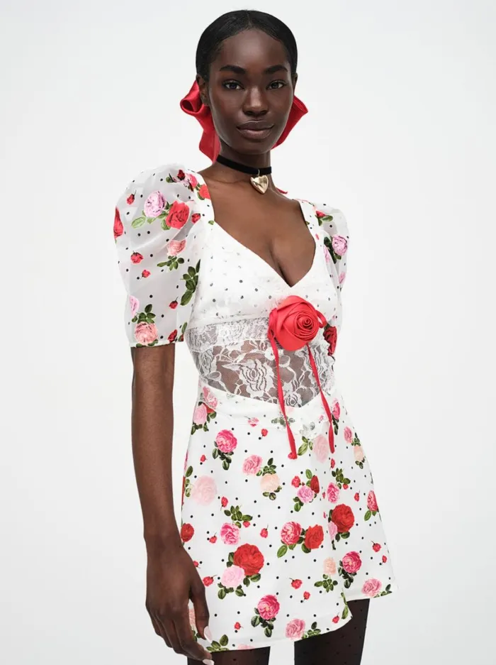 Women Wynter Mini Dress White For Love and Lemons Dresses