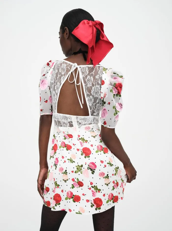 Women Wynter Mini Dress White For Love and Lemons Dresses