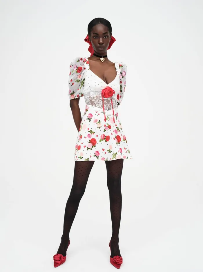 Women Wynter Mini Dress White For Love and Lemons Dresses