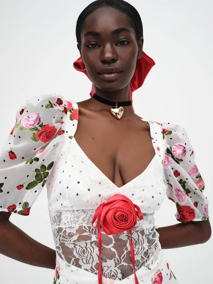 Women Wynter Mini Dress White For Love and Lemons Dresses
