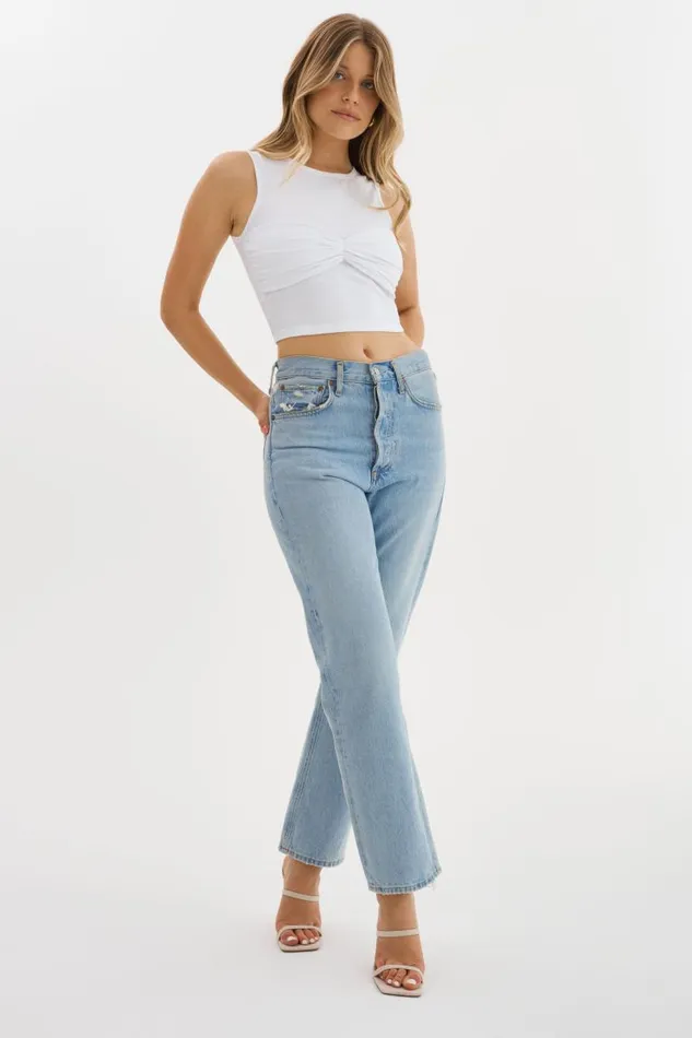 Women ZINA Tank Top White LAMARQUE Tops