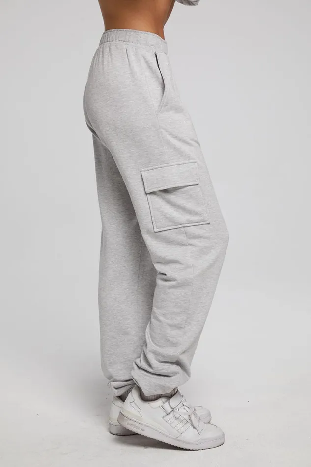 Womens Bottoms Chaser Brand Claude Heather Grey Jogger