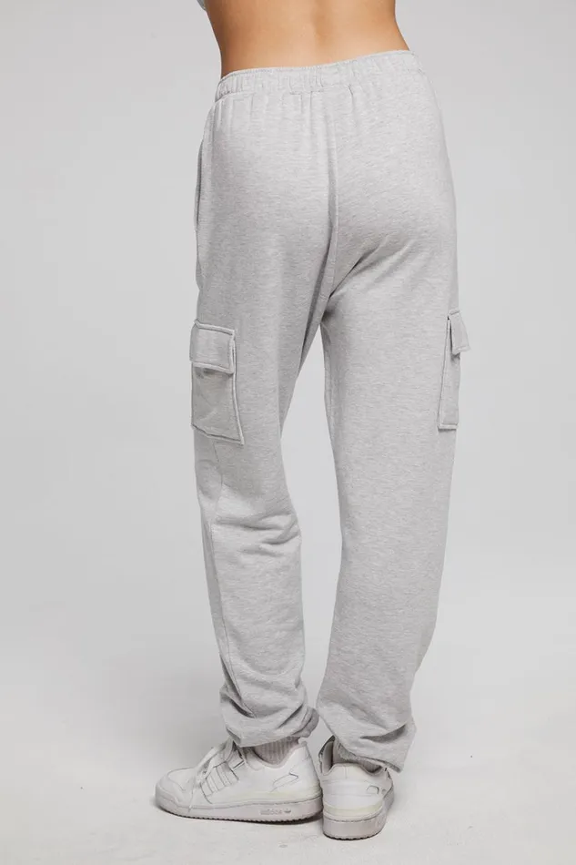Womens Bottoms Chaser Brand Claude Heather Grey Jogger