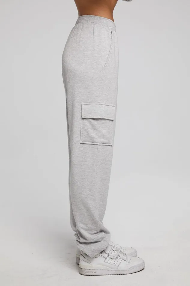 Womens Bottoms Chaser Brand Claude Heather Grey Jogger