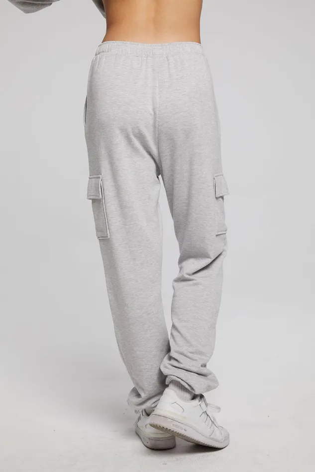 Womens Bottoms Chaser Brand Claude Heather Grey Jogger