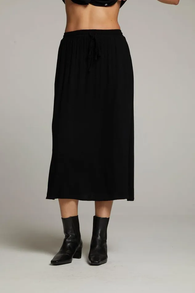 Womens Bottoms Chaser Brand Darby Licorice Midi Skirt