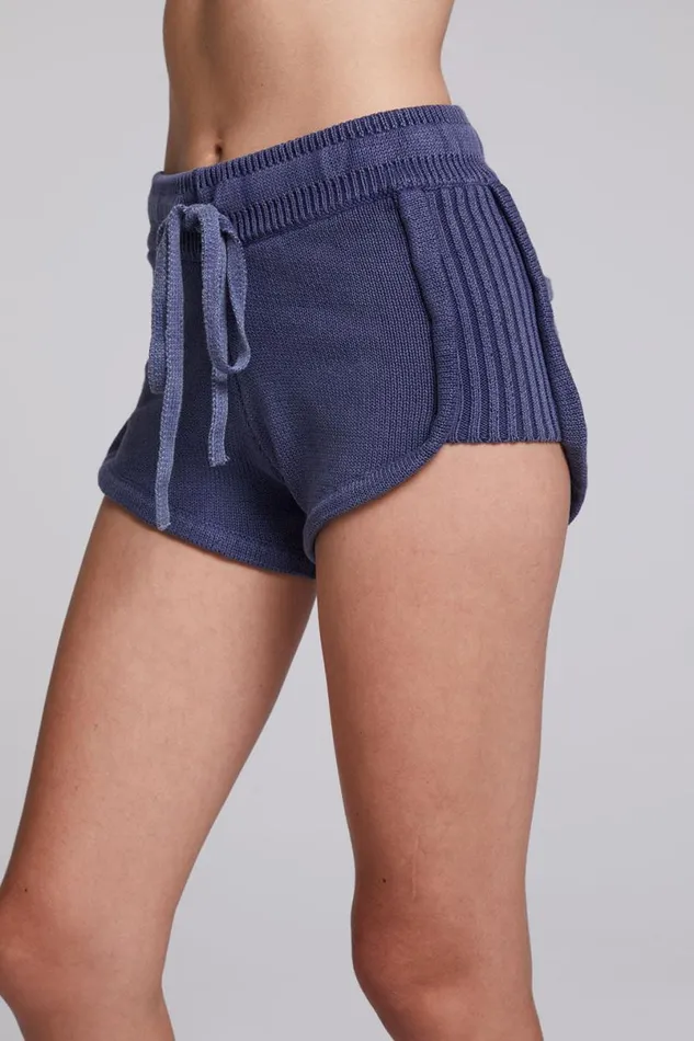 Womens Bottoms Chaser Brand Heaven Washed Indigo Shorts
