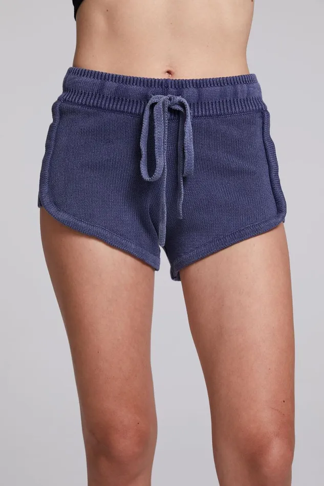 Womens Bottoms Chaser Brand Heaven Washed Indigo Shorts