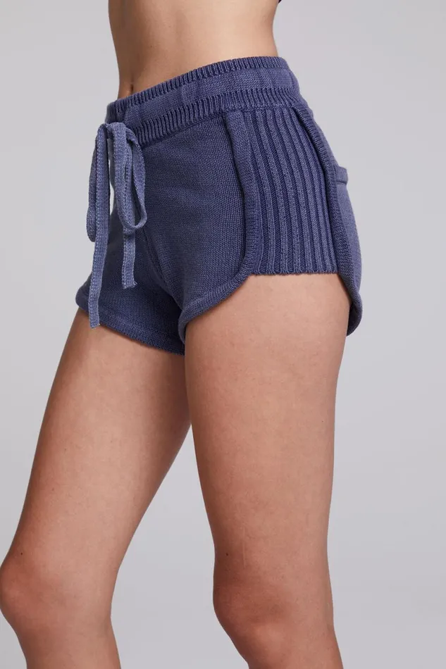 Womens Bottoms Chaser Brand Heaven Washed Indigo Shorts