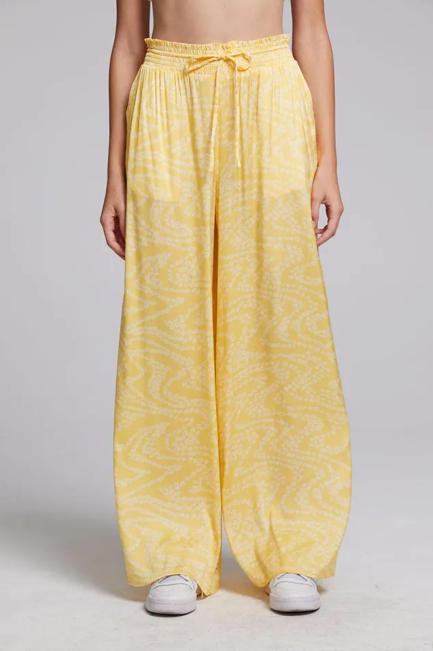 Womens Bottoms Chaser Brand Ischia Lemon Zest Trousers