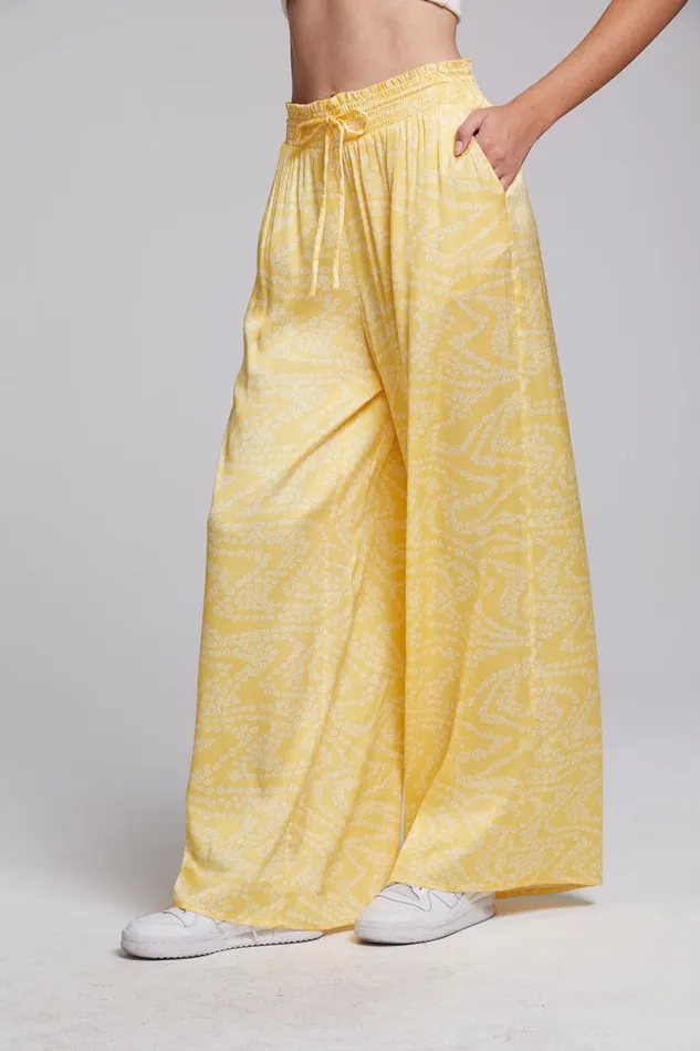 Womens Bottoms Chaser Brand Ischia Lemon Zest Trousers