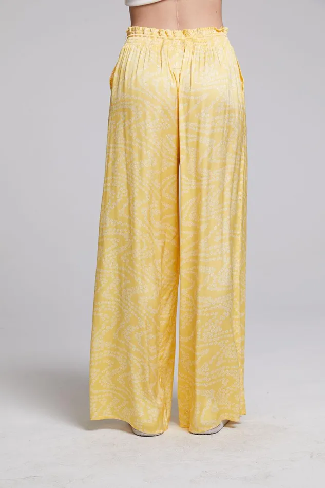 Womens Bottoms Chaser Brand Ischia Lemon Zest Trousers