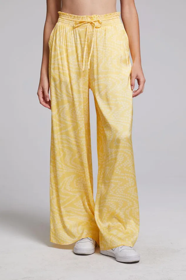 Womens Bottoms Chaser Brand Ischia Lemon Zest Trousers
