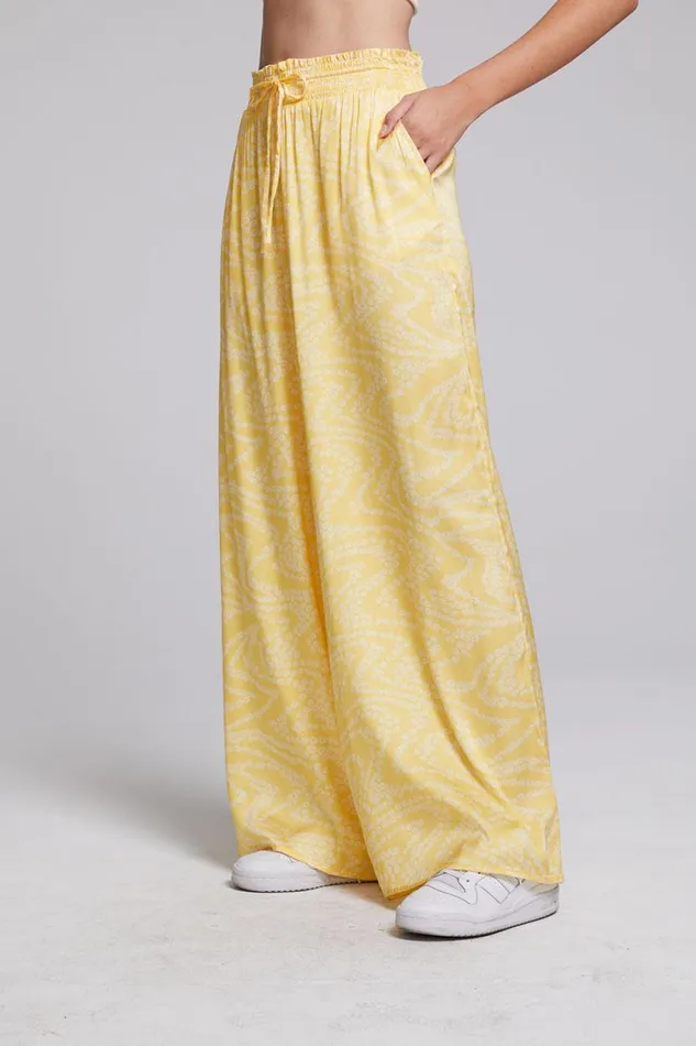 Womens Bottoms Chaser Brand Ischia Lemon Zest Trousers