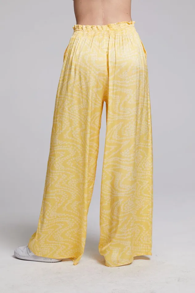 Womens Bottoms Chaser Brand Ischia Lemon Zest Trousers