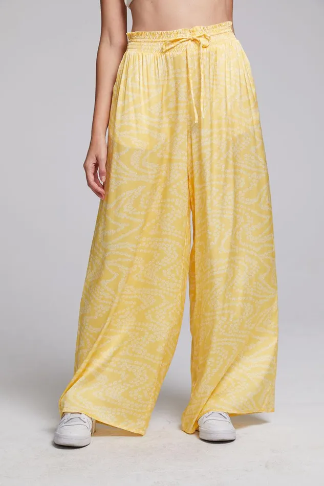 Womens Bottoms Chaser Brand Ischia Lemon Zest Trousers