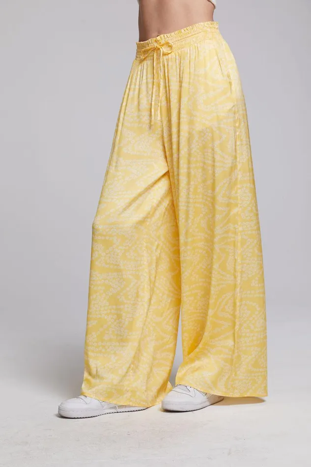 Womens Bottoms Chaser Brand Ischia Lemon Zest Trousers