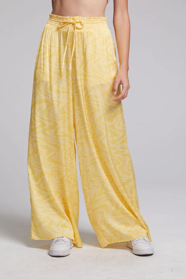 Womens Bottoms Chaser Brand Ischia Lemon Zest Trousers