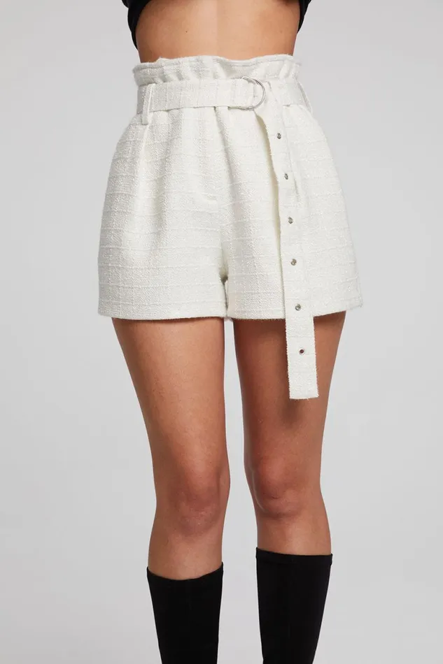 Womens Bottoms Chaser Brand Lombard Starry White Short
