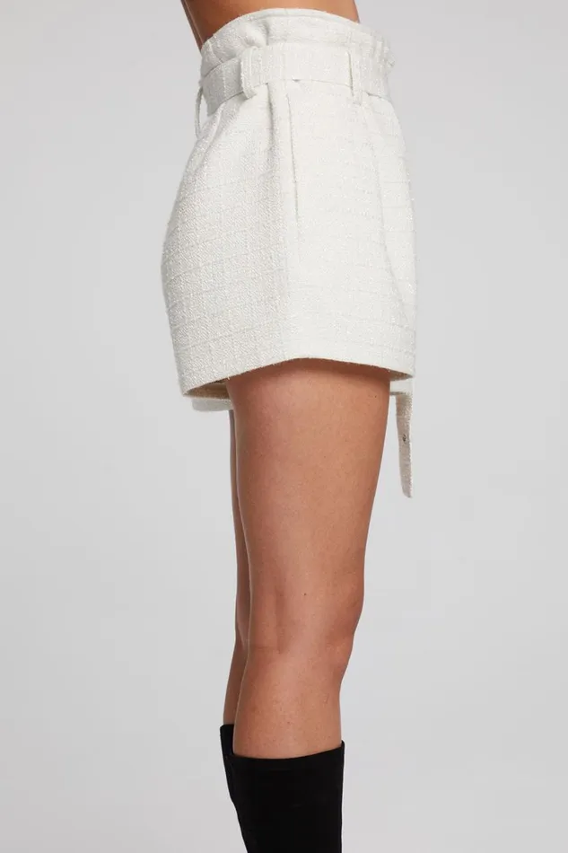 Womens Bottoms Chaser Brand Lombard Starry White Short