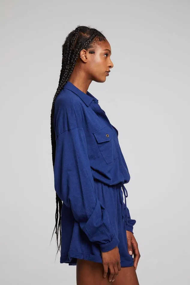 Womens Bottoms Chaser Brand Nocelle French Blue Jumpsuit