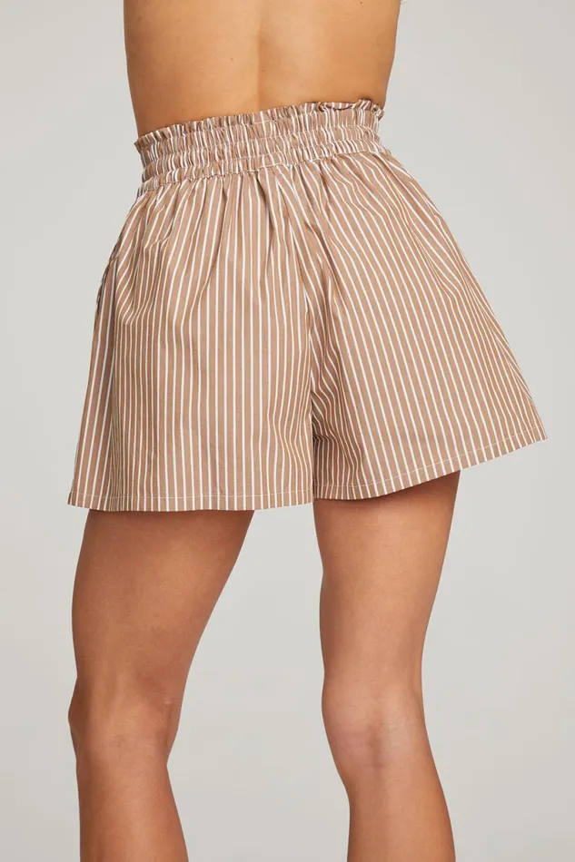 Womens Bottoms Chaser Brand Rapalloo Whiskey Stripe Short