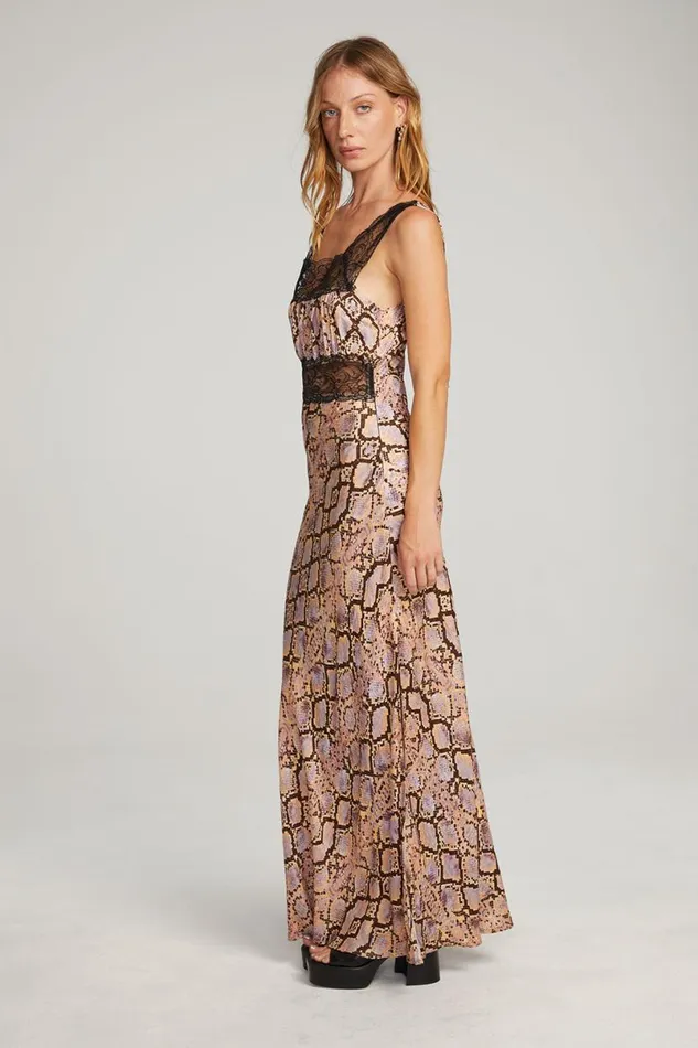 Womens Dresses Chaser Brand Belle Python Print Maxi Dress