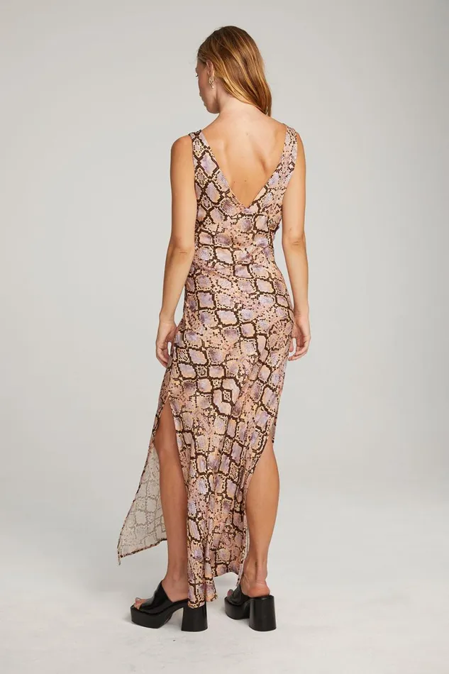 Womens Dresses Chaser Brand Belle Python Print Maxi Dress