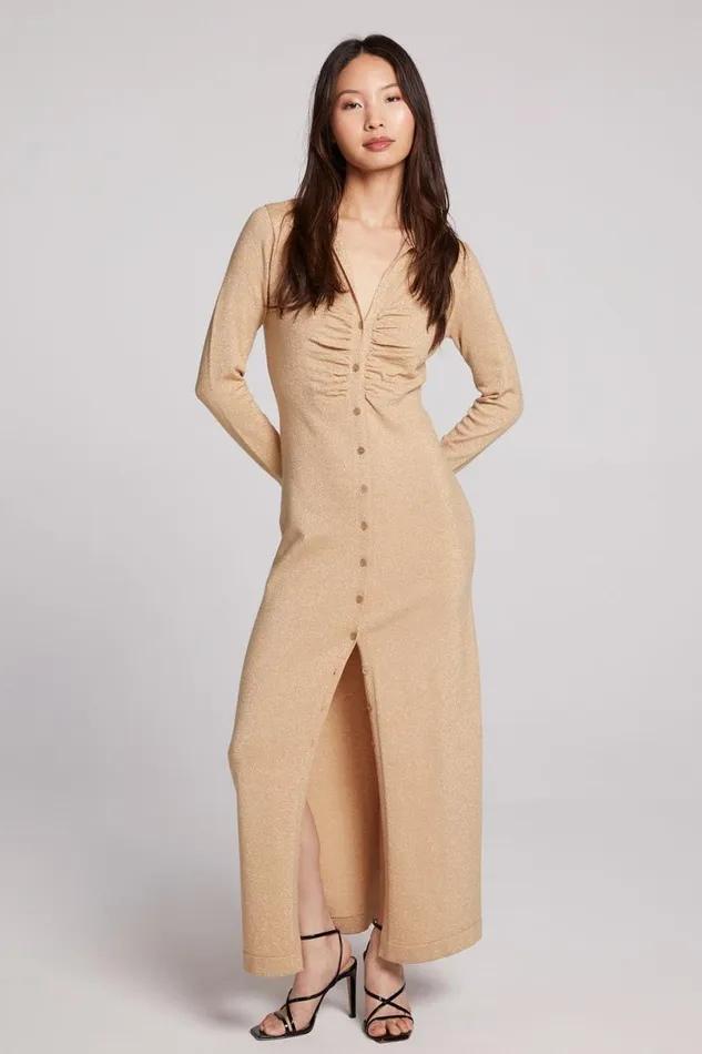 Womens Dresses Chaser Brand Fawn Toasted Coconut Maxi Dress