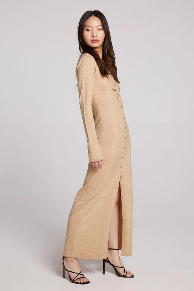 Womens Dresses Chaser Brand Fawn Toasted Coconut Maxi Dress