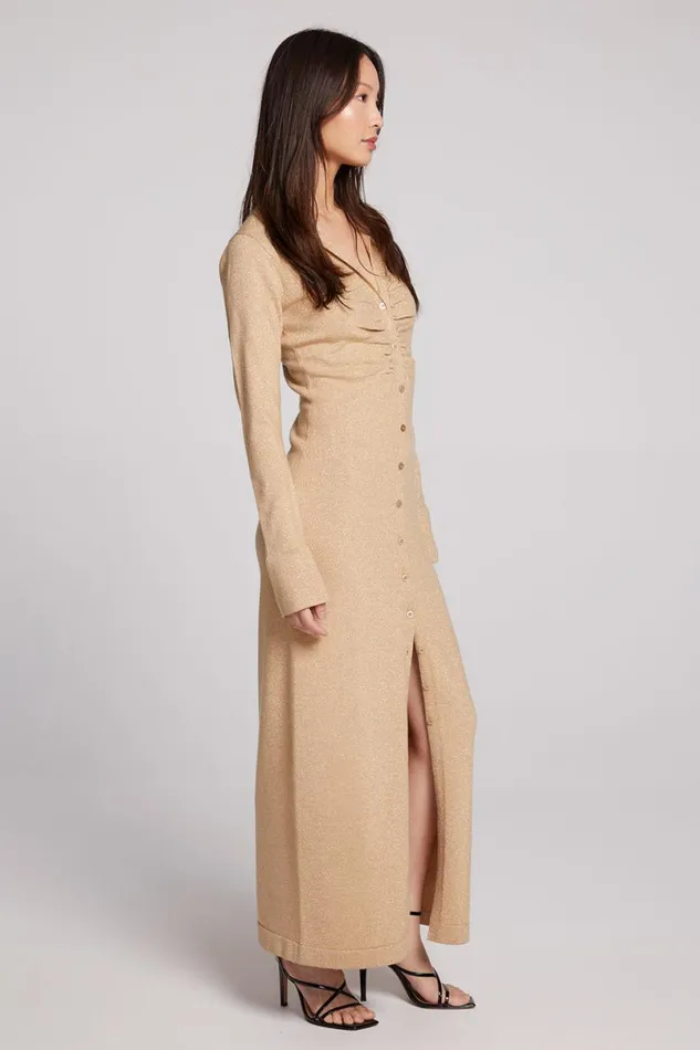 Womens Dresses Chaser Brand Fawn Toasted Coconut Maxi Dress