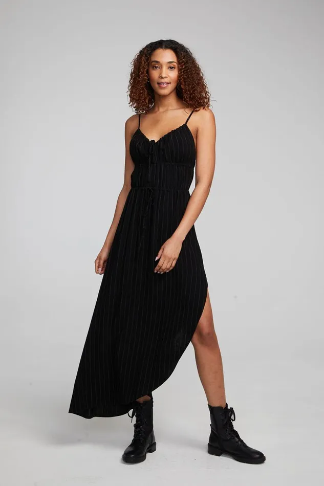 Womens Dresses Chaser Brand Shirley Beverly Pinstripe Slip Dress