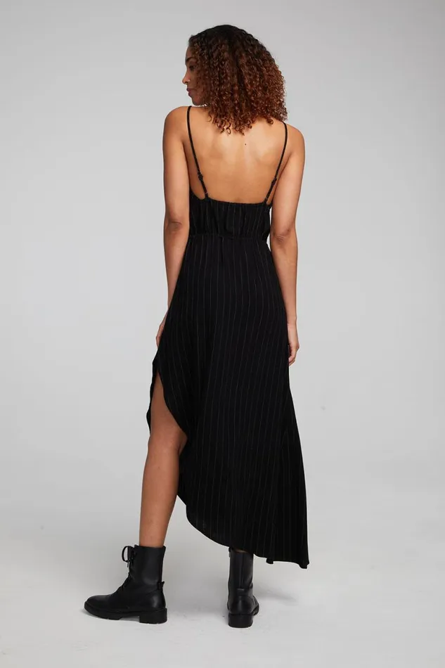 Womens Dresses Chaser Brand Shirley Beverly Pinstripe Slip Dress