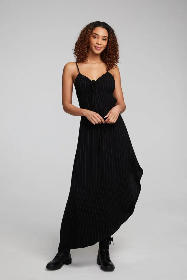 Womens Dresses Chaser Brand Shirley Beverly Pinstripe Slip Dress